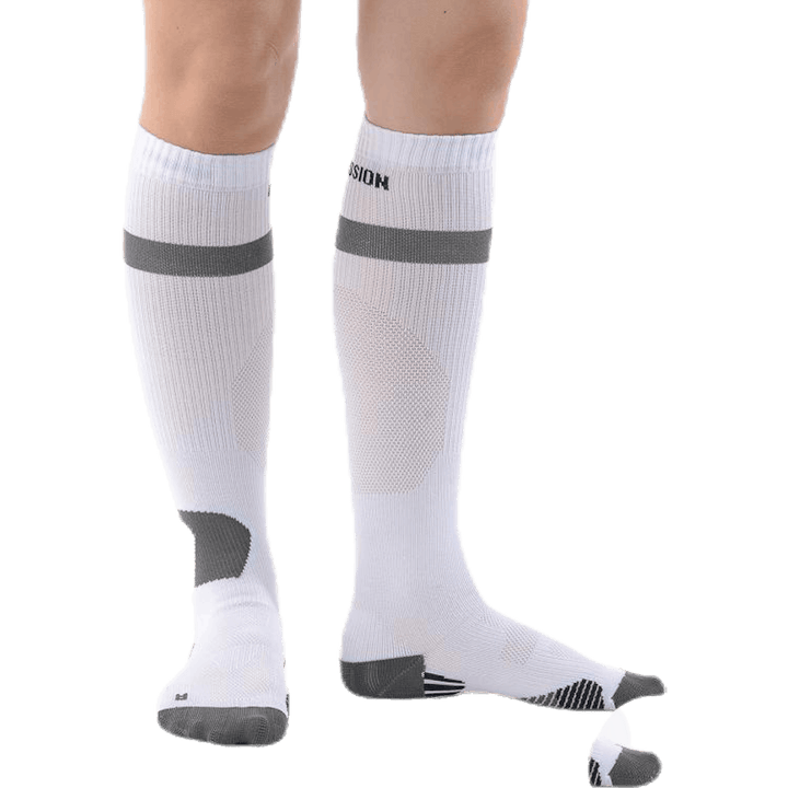 Calzino a compressione bianco