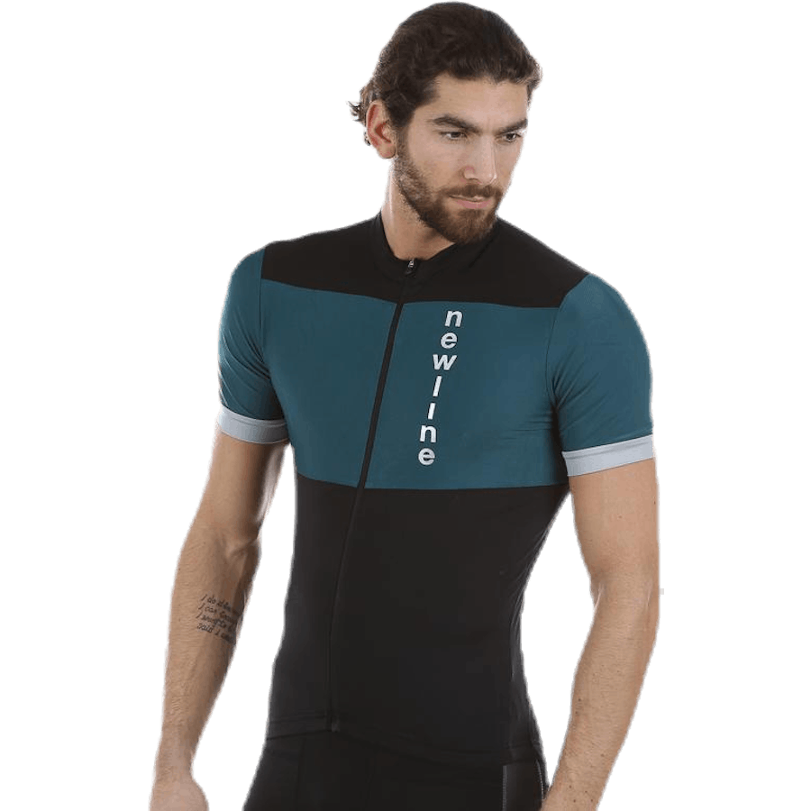 T-shirt extensible pour vélo noir
