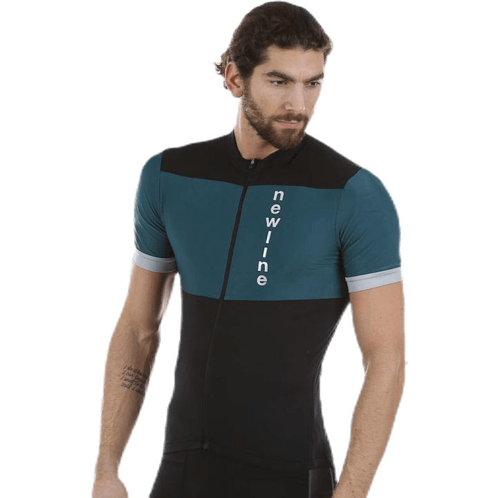 T-shirt extensible pour vélo noir