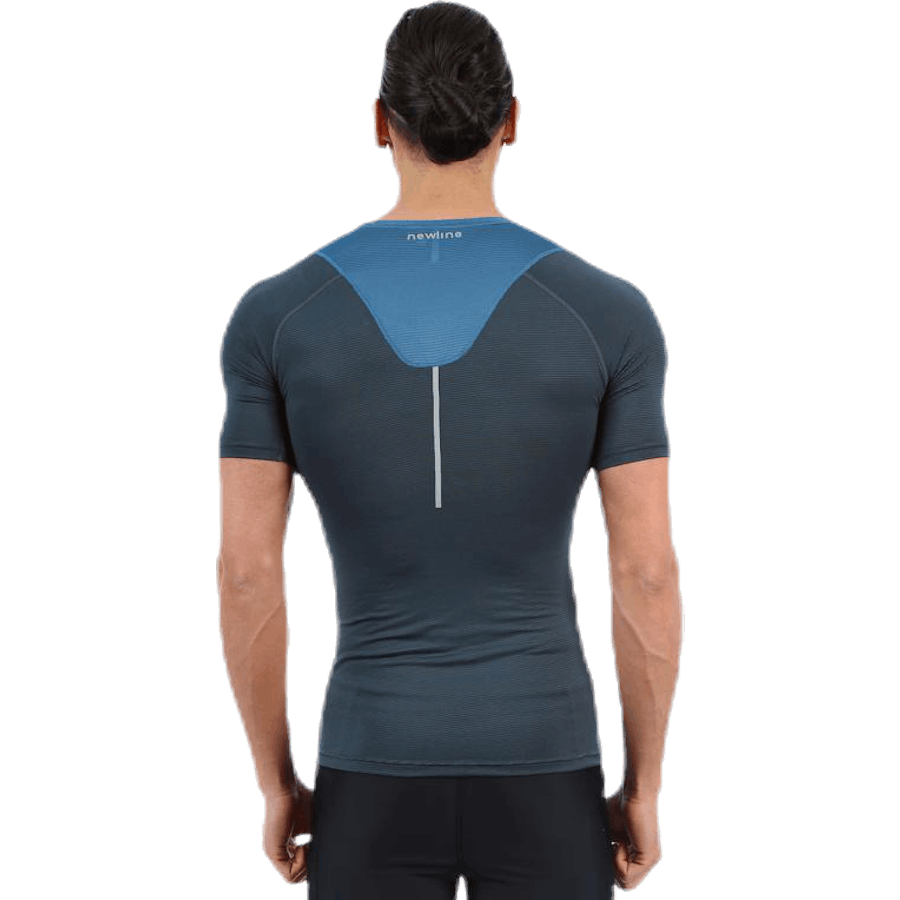Iconic Vent Stretch Tee M Blue