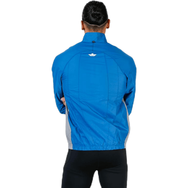 Black Track Jacket Blue