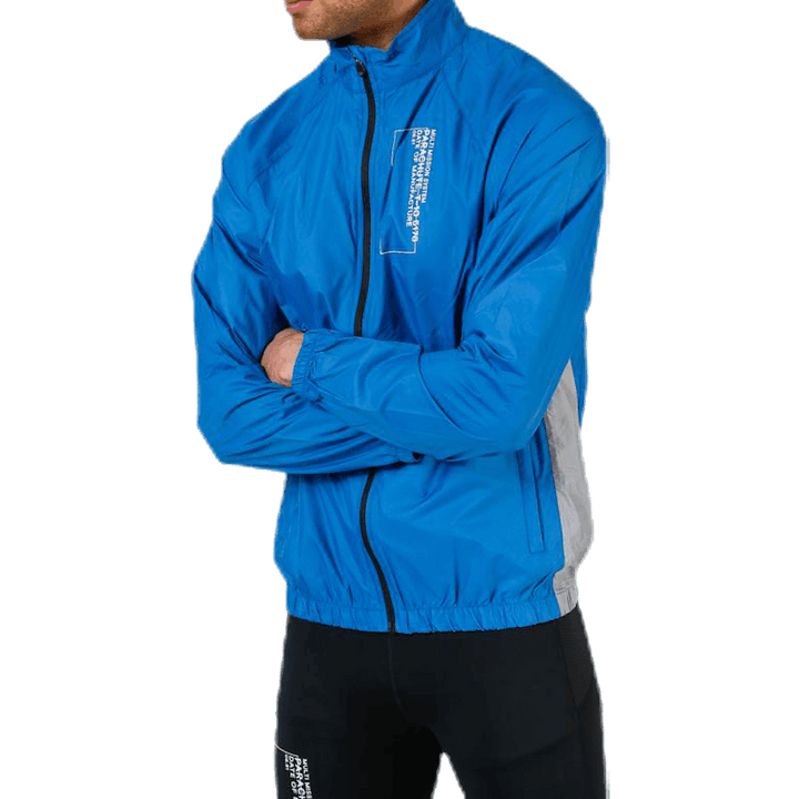 Black Track Jacket Blue