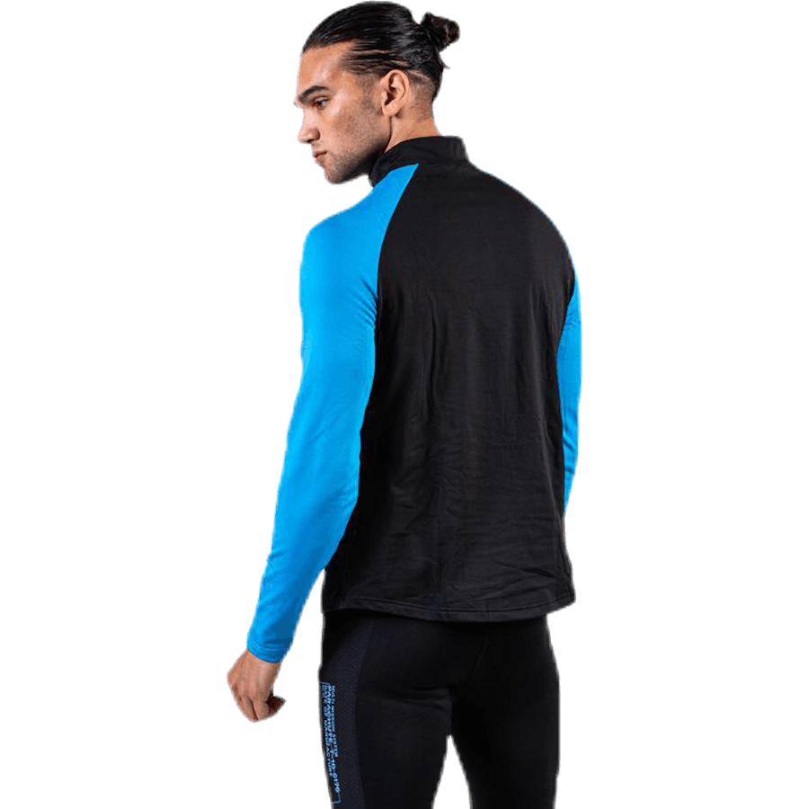 Warm Zip Shirt Blue/Black