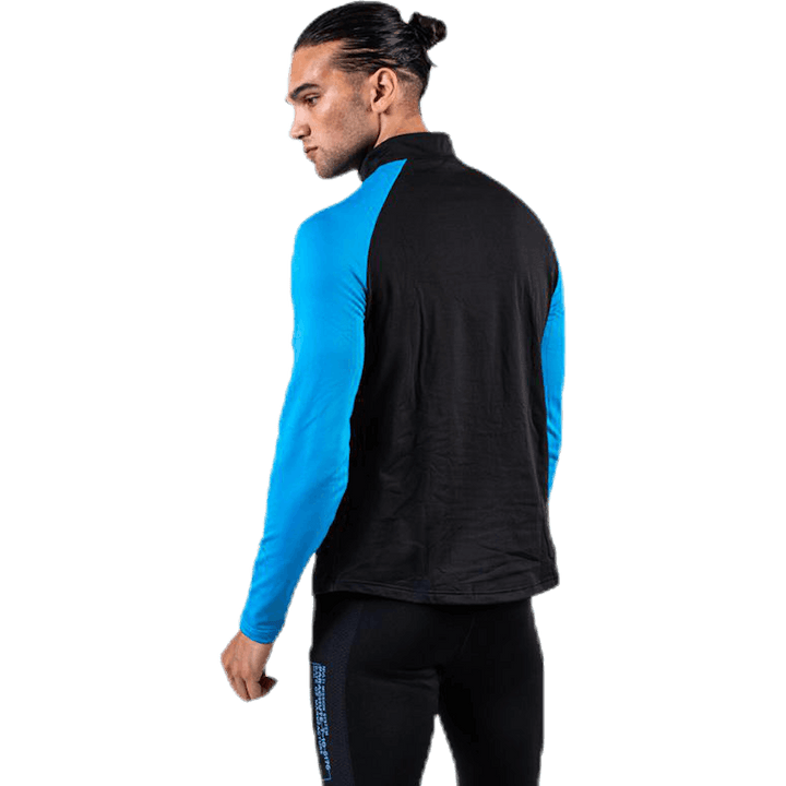 Warm Zip Shirt Blue/Black