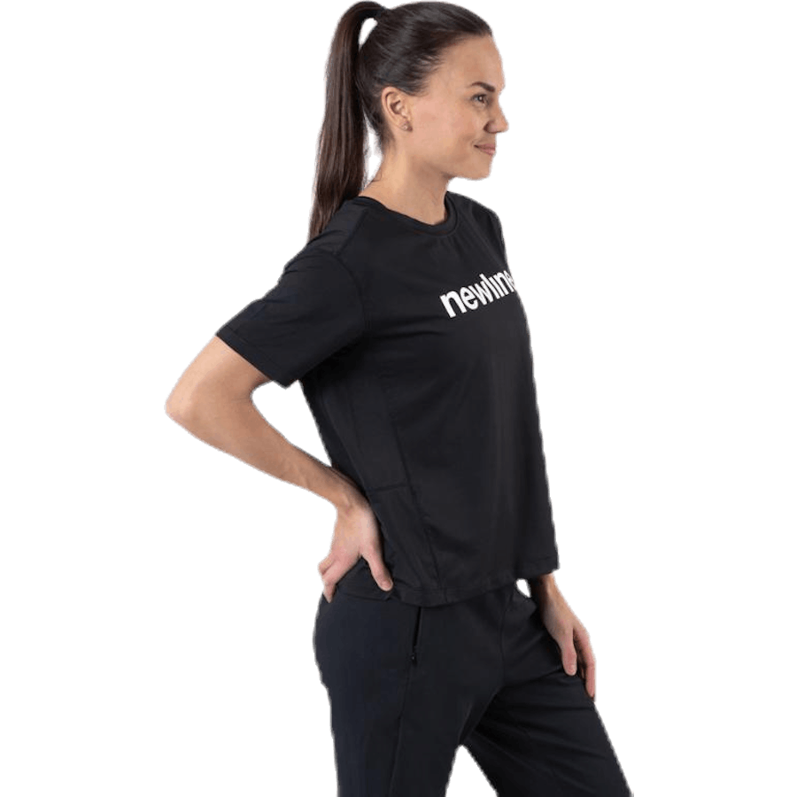 T-shirt court noir