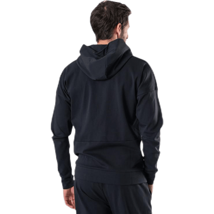 Zip Thru Hoodie Black