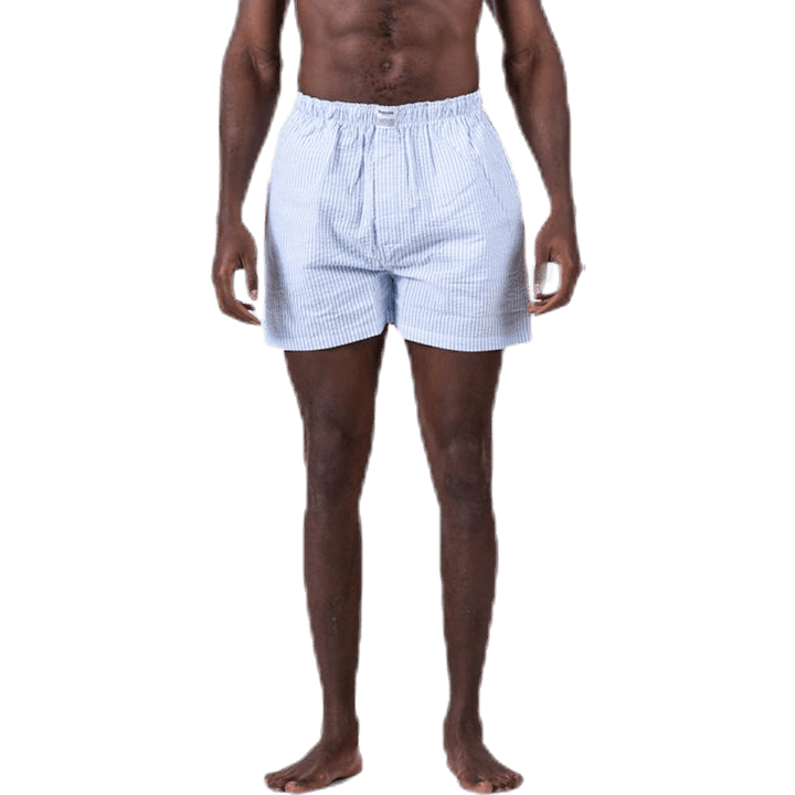 Woven Pyjama Shorts Blue/White