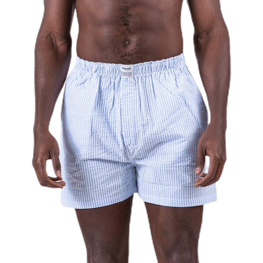 Woven Pyjama Shorts Blue/White