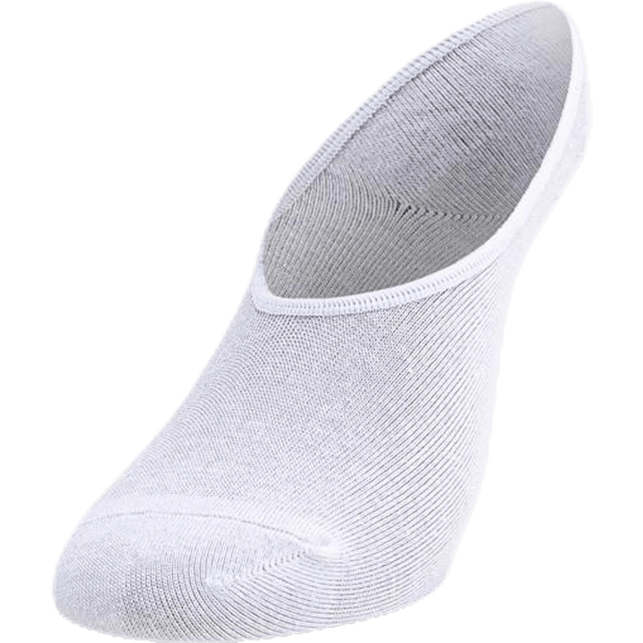 No Show Socks Bamboo 5-pack White