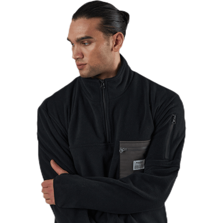 Recycled Polyester Pullover Black