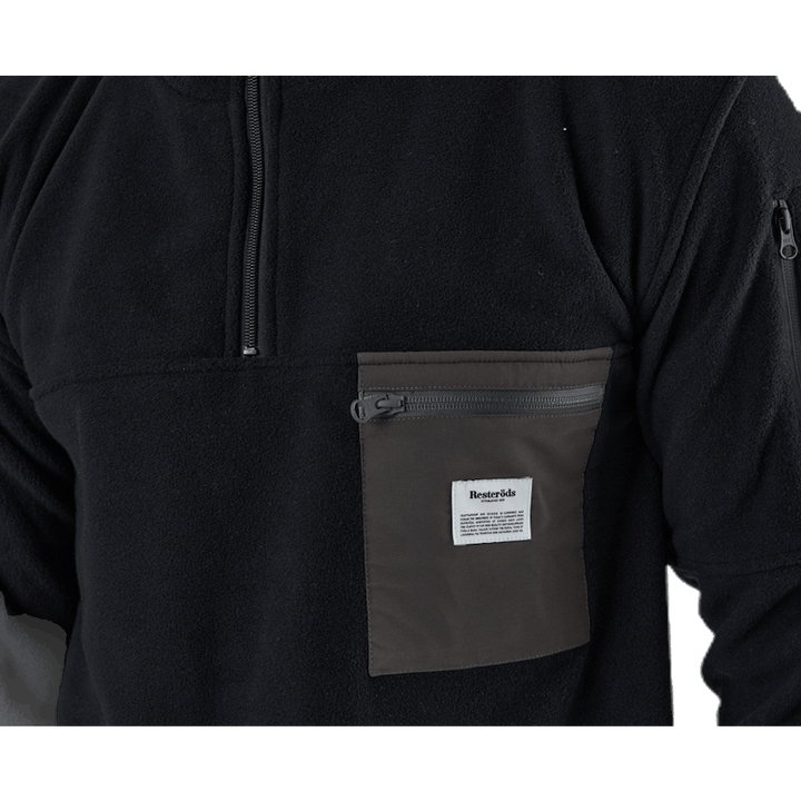 Recycled Polyester Pullover Black