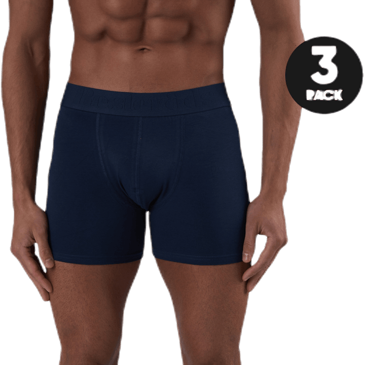 Boxerky z organické bavlny 3-pack Blue