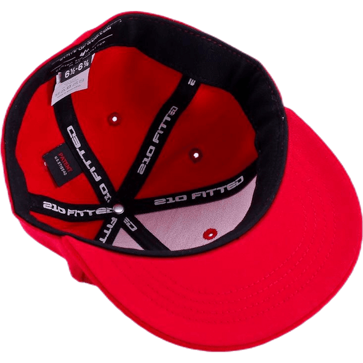 No. Ten Flexfit 210 Cap Junior Red