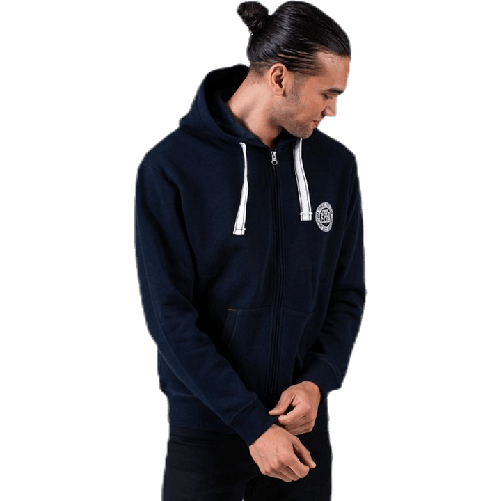 Krew Sweatshirt Full Zip Blue