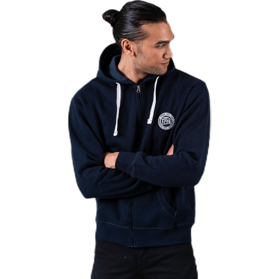 Krew Sweatshirt Full Zip Blue