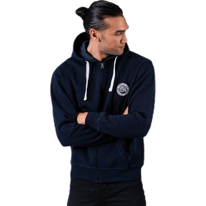 Krew Sweatshirt Full Zip Blue