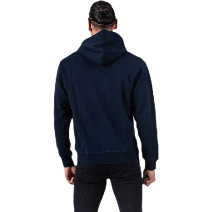 Krew Sweatshirt Full Zip Blue