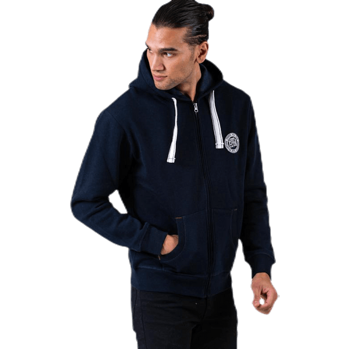 Krew Sweatshirt Full Zip Blue