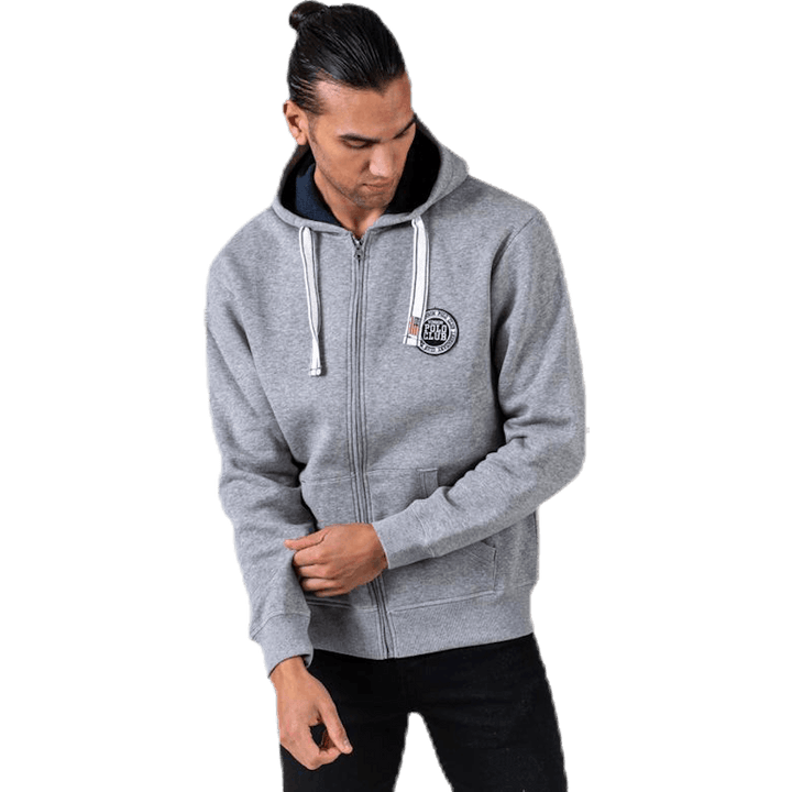 Krew Sweatshirt Full Zip Grey