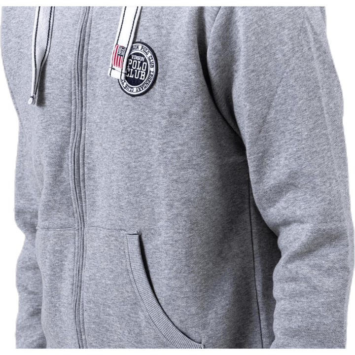 Krew Sweatshirt Full Zip Grey