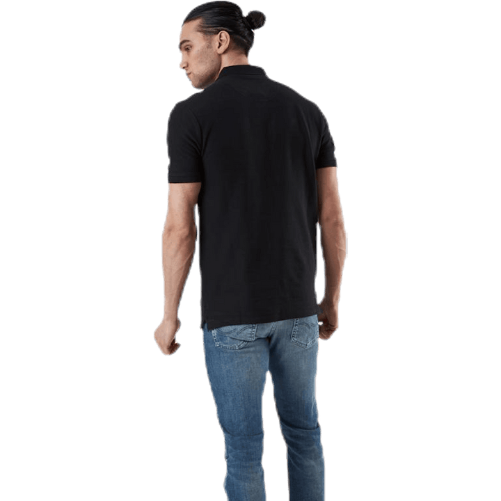 Leslie Pique Shirt Black