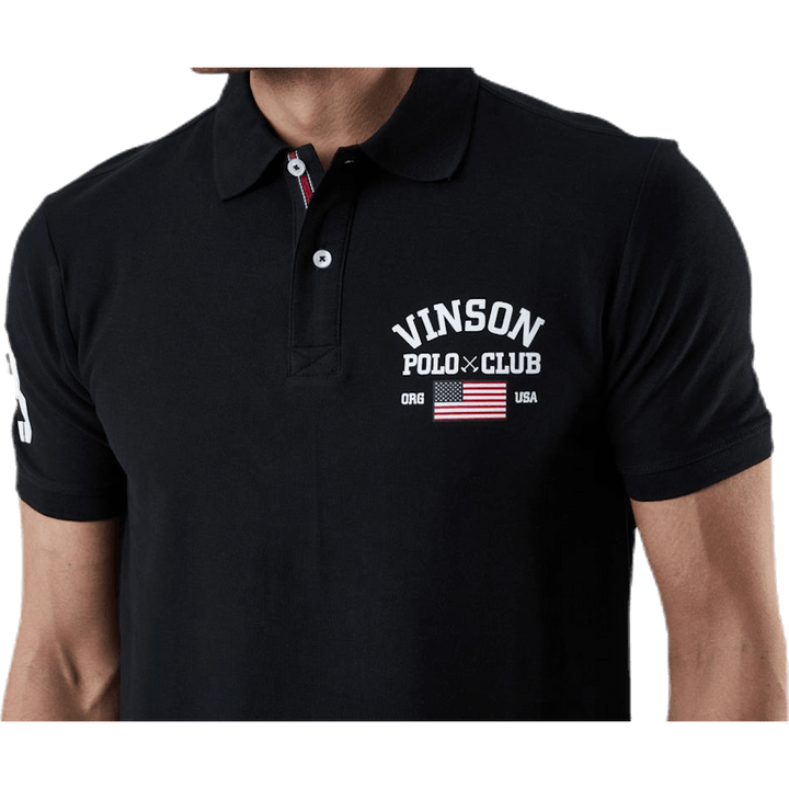 Leslie Pique Shirt Black
