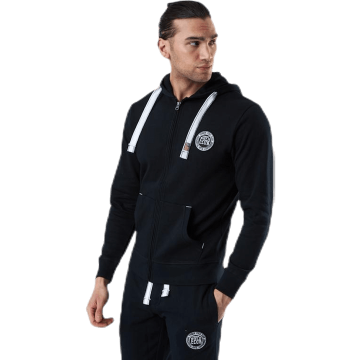 Krew Sweatshirt Full Zip Black