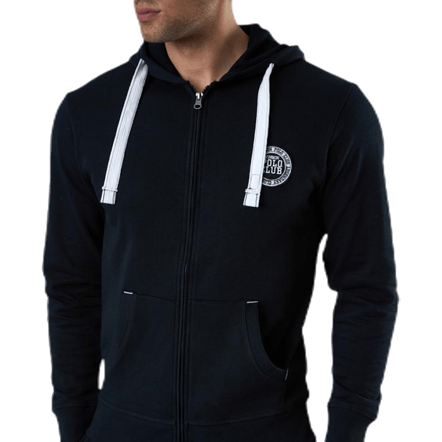 Krew Sweatshirt Full Zip Black
