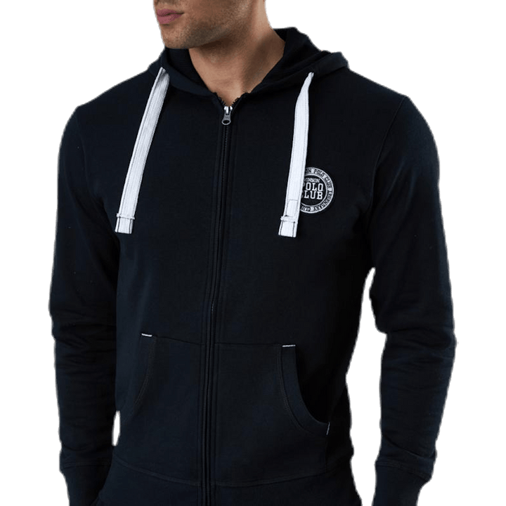 Krew Sweatshirt Full Zip Black