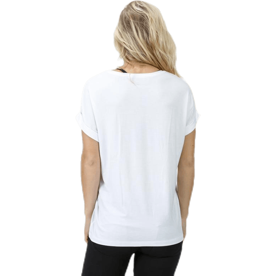 Moster S/S Tílko s výstřihem Jrs White
