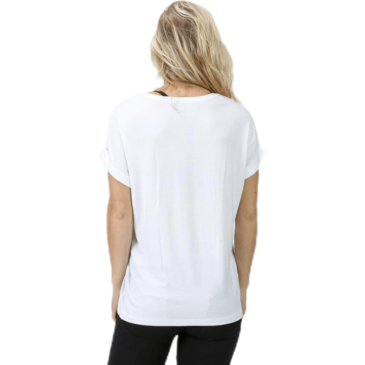 Moster S/S Tílko s výstřihem Jrs White