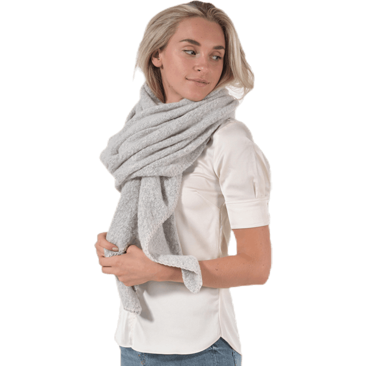 Pyron Long Scarf White
