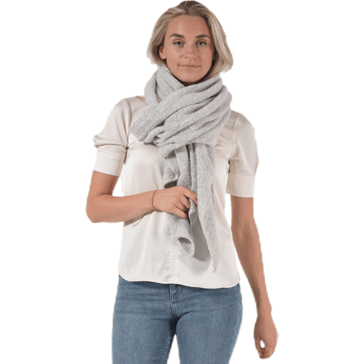 Pyron Long Scarf White