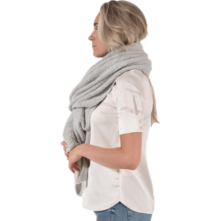 Pyron Long Scarf White