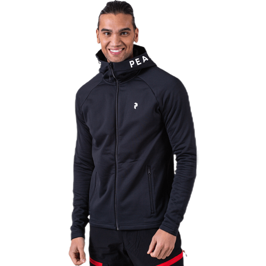 Rider Zip Hood Black