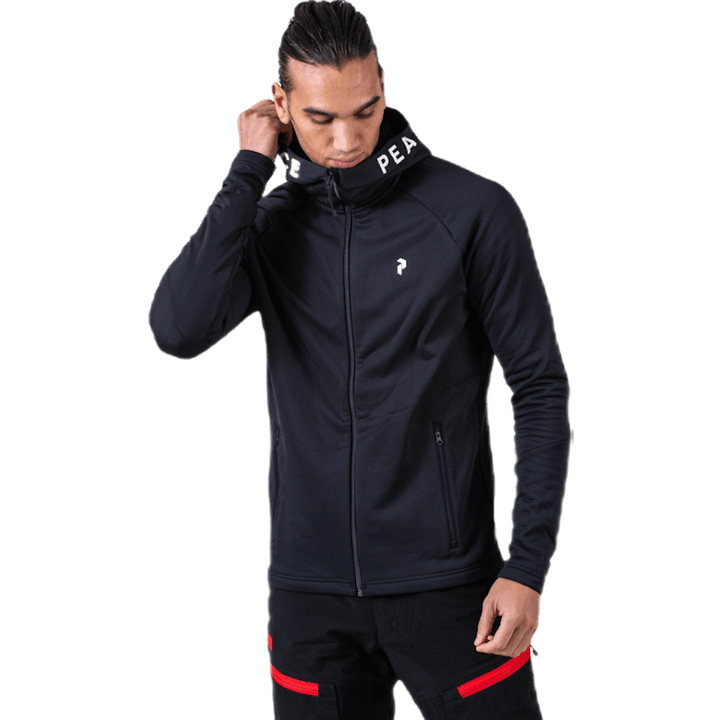 Rider Zip Hood Black