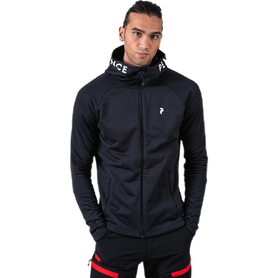 Rider Zip Hood Black
