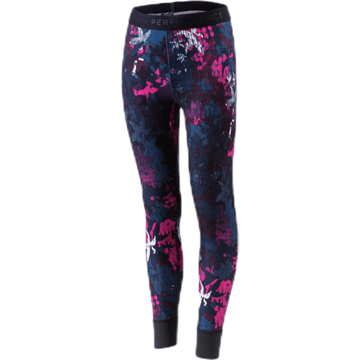 Junior Spirit Printed Long Johns Blue/Pink