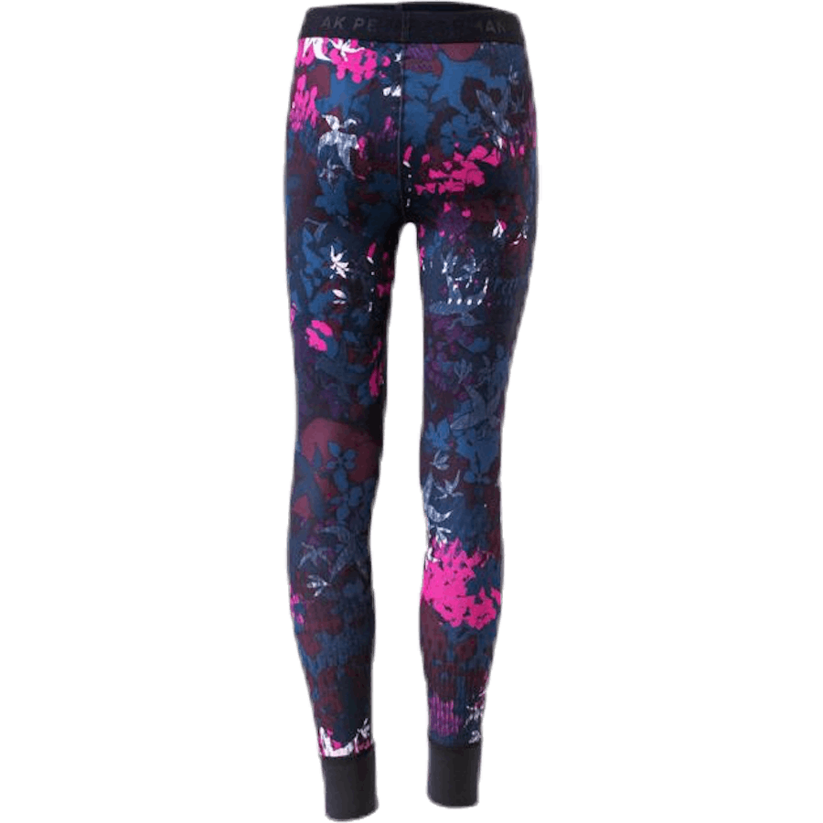 Junior Spirit Printed Long Johns Blue/Pink