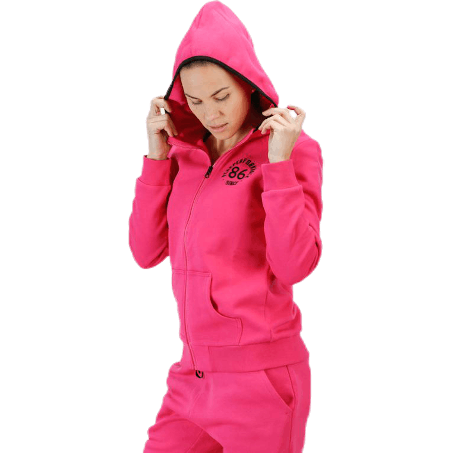 Comfy Zip Hood Pink