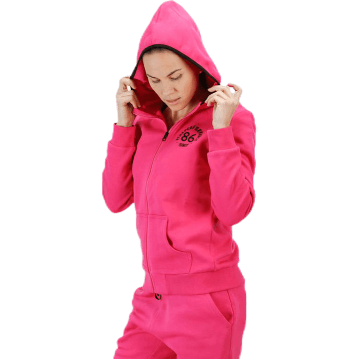 Comfy Zip Hood Pink
