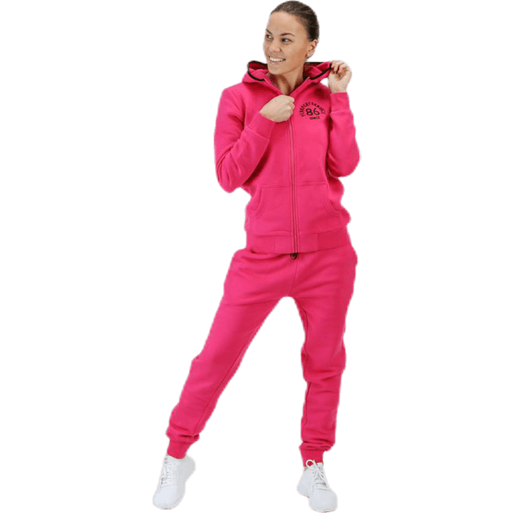 Comfy Zip Hood Pink