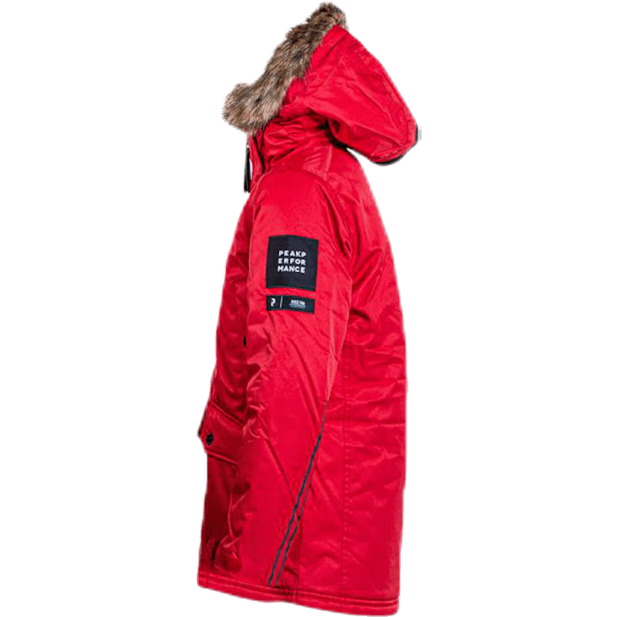Junior Local Parka Red