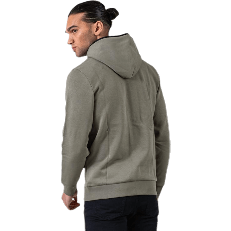 Cappuccio con zip Comfy Verde
