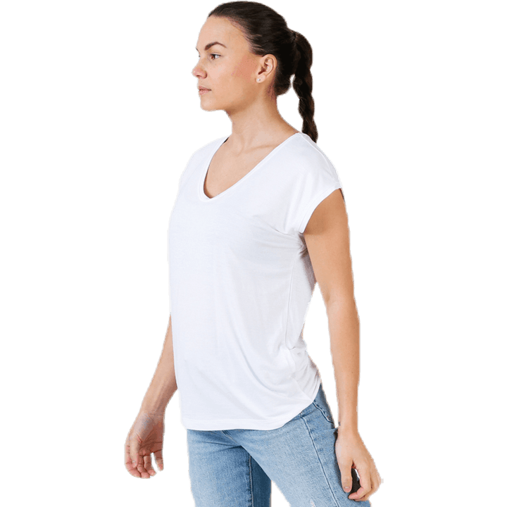 Billo Tee enfärgad vit