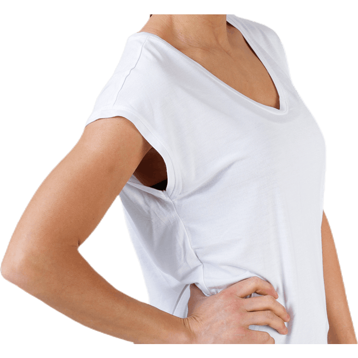 Billo Tee enfärgad vit