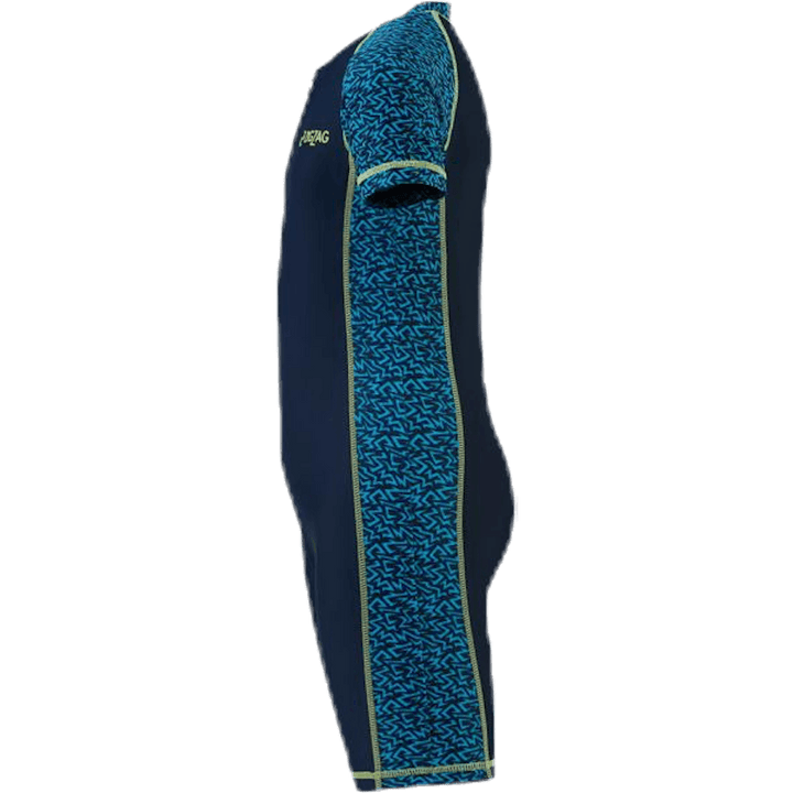 Mayon Printed UVA Swimsuit Blue