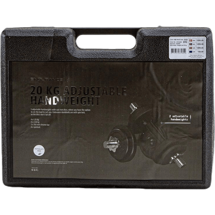 Weight Set 20 kg Black