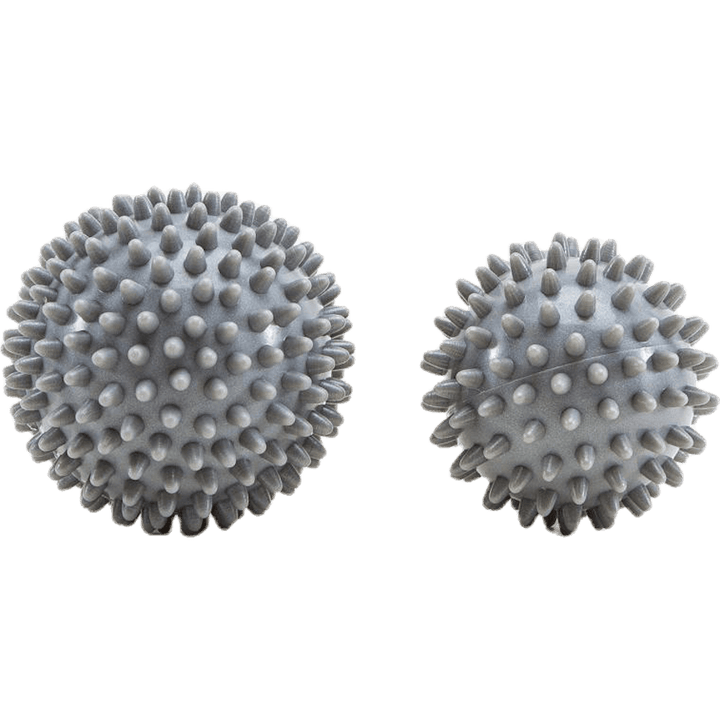 Hard massage ball 2 pcs Silver