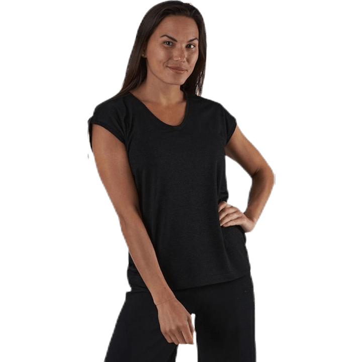 Billo Tee Lurex Stripes Black